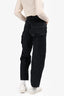 Agolde Black Wash Denim 'Cass' Baggy Cargo Jean Size 26