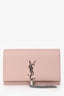 Saint Laurent Pink Small Kate Tassel Crossbody Bag