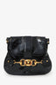 Gucci Black Patent Leather/GHW 'Wave'Bag