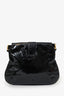 Gucci Black Patent Leather/GHW 'Wave'Bag