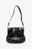 Gucci Black Patent Leather/GHW 'Wave'Bag