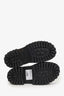 Gucci Black Rubber Perforated 'GG' Chunky Mules Size 38