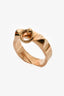 Hermès 18K Rose Gold 'Collier De Chien' Small Model Ring Size 50