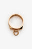 Hermès 18K Rose Gold 'Collier De Chien' Small Model Ring Size 50
