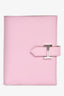 Hermes 2022 Mauve Sylvestre Epsom Leather 'H' Bearn Compact Wallet