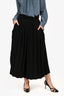 MM6 Black Pleated Wide Leg Trousers Size 40