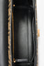 Fendi x Versace Black Leather/Zucca Top Handle Bag with Strap