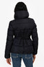 Moncler Navy Down 'Alouette' Puffer Jacket Size 0