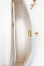 Pre-Loved Chanel™ 2025 White Lambskin Mini Rectangle Top Handle Bag