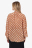 Zimmerman Brown Polka-Dot Silk Blouse Size 2