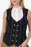 Smythe Navy Stripe Vest Size 8