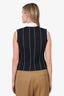 Smythe Navy Stripe Vest Size 8