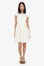 Erdem Cream Knit Short Dress Size 4