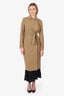 Max Mara Camel Trench Coat Size 8
