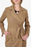 Max Mara Camel Trench Coat Size 8