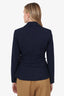 The Fold Navy Cross Over Blazer Size 10
