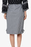 Miu Miu Black/White Plaid Skirt Size 42