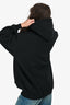 Balenciaga 2020 Black Multicolour Logo Hoodie Size XS