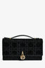 Christian Dior 2023 Black Bead Embellished My Dior Mini Bag with Chain