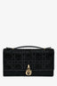 Christian Dior 2023 Black Bead Embellished My Dior Mini Bag With Chain