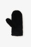 MaxMara Black Alpaca Teddy Mittens Size S/M