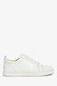 Christian Louboutin White Leather Louis Junior Sneakers Size 42 Mens