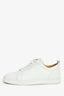 Christian Louboutin White Leather Louis Junior Sneakers Size 42 Mens