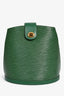 Louis Vuitton 1995 Green Epi Leather 'Cluny' Shoulder Bag