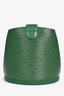 Louis Vuitton 1995 Green Epi Leather 'Cluny' Shoulder Bag