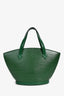 Louis Vuitton 1995 Green Epi Leather 'Saint Jacques' Top Handle Bag