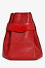 Louis Vuitton 1996 Red Epi Leather 'Sac d'Epaule' Shoulder Bag