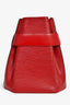 Louis Vuitton 1996 Red Epi Leather 'Sac d'Epaule' Shoulder Bag