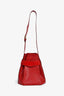Louis Vuitton 1996 Red Epi Leather 'Sac d'Epaule' Shoulder Bag