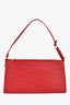 Louis Vuitton 2005 Red Epi Pochette Accessories 24