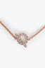 Hermès 18K Rose Gold Diamond Set Finesse Bracelet Size LG