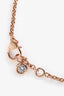 Hermès 18K Rose Gold Diamond Set Finesse Bracelet Size LG