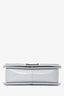 Pre-Loved Chanel™ 2019-2020 Grey Leather Quilted Medium Boy Bag SHW