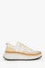 Chloe Cream/Brown 'Nama' Sneakers Size 38
