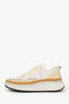 Chloe Cream/Brown 'Nama' Sneakers Size 38