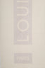 Louis Vuitton Cream/Grey Cashmere Scarf