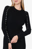 Alexander Wang Black Knit Ribbed Short Dress Size S