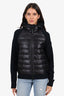 Canada Goose Black Puffy Hooded Jacket Size S