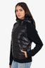Canada Goose Black Puffy Hooded Jacket Size S
