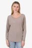 Vince Taupe V-Back Sweater Size XS