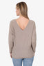 Vince Taupe V-Back Sweater Size XS