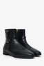 Gucci Black Leather Double G Boots Size 37.5