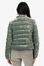 Moncler Green Velvet Down Jacket Size XS/S
