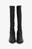 Stuart Weitzman Black Leather High Boots Size 9
