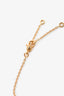 Christian Dior 18K Yellow Gold & Emerald 'Mimirose' Necklace