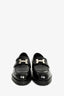Hermès Black Leather Faubourg H Loafers Size 36